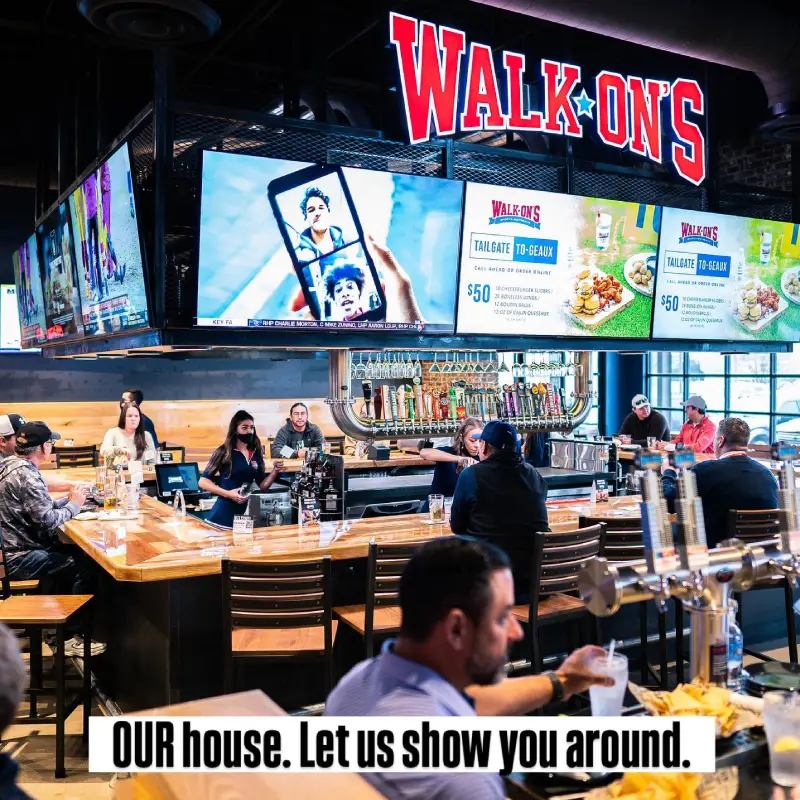 Walk-On's Sports Bistreaux Sports Bar in Odessa, TX - Top Rated Choices